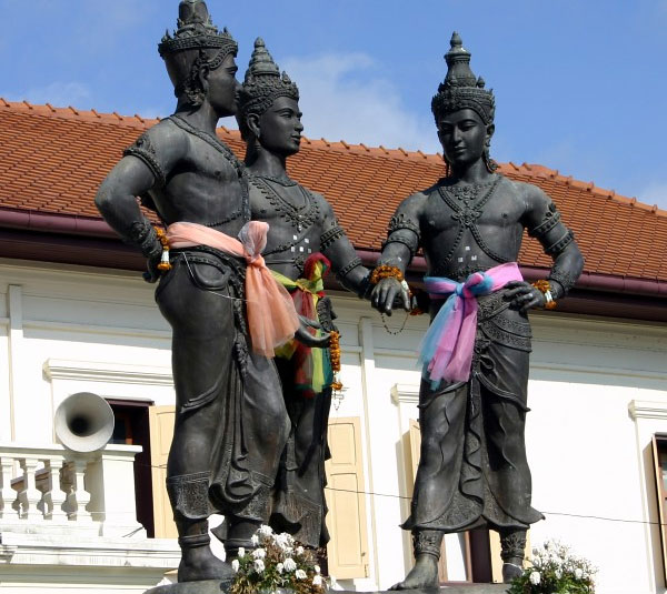 Les trois rois de la provaince de Lanna