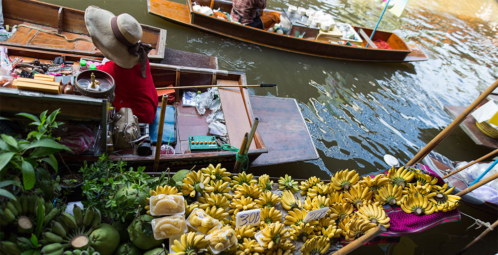 marché flotant de ratchaburi - Damnoen Saduak